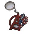 Marvel avengers captain america key chain. 