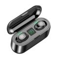 TWS F9 Wireless Earbuds F9 True Wireless Bluetooth Earbuds With Charging Display Indicator In Ear Wireless Earbuds Headset. 