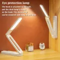 New Rechargeable Table Lamp Dimmable Desk Light USB Foldable Portable Night Light Eye Protection LED Lamp Bedroom Bedside Touch Control Dimmable Lamp. 