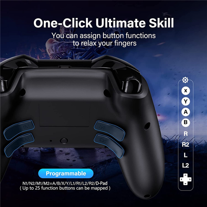 Plastic%20Wireless%20Gamepad%20Controller%20for%20Nintendo%20Switch/Lite/OLED,%20Switch%20Game%20Controller%20with%20LED%20Light/Wakeup/Turbo%20-%20Image%206