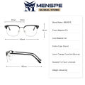 MENSPE Men Glasses Computer Glasses Photochromic Eyeglasses Fashion Semi Frame Clear Lens Glasses Blue Light Blocking Glasses Anti-blue Lens Eyes Protection Eyewear. 