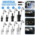 【Black XL】 Car Turbo Exhaust Oversized Roar Sound Whistle Simulator Muffler Auto Replacement Parts S/M/L/XL. 