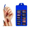24/100Pcs Candy Colors Nail Tips 100PCS Ballerina Full Coverage Long Nails Art Manicure DIY Beauty Manicure Extension Tools. 