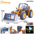 【Worth-Buy】 1:50/1:40 Kids Alloy Engineering Car Model With Sound Light Excavator Bulldozer Forklift Toys For Boys Gifts.