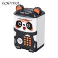 Fingerprint Piggy Bank Smart Panda Piggy Bank with Fingerprint Unlock Battery Operated Coin Cash for Kids Perfect Birthday Gift for Boys Girls Children Money Box. 