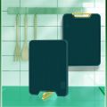 New second-generation double-sided anti-skid mildew cutting board PE kitchen chop bone hanging cutting board raw and cooked separate emerald cutting board. 