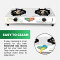 Greenchef Ruby Auto Ignition 2 Burner, Stainless Steel Gas Stove, 2 Burner. 