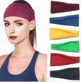 Wide Headband Sweatband Stretch Elastic Sport Yoga Running Solid Hairband. 