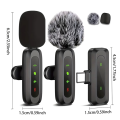 J3 Lapel Microphone USB Type-C Connector Noise Cancellation Mic A. 