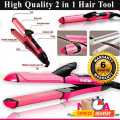 2 in 1 NOVA NHC-2009 Hair Curler and Hair Straightener for Hair Beauty. 
