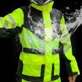 Reflective Motorcycle Raincoat 100% Waterproof Men's Raincoat Moto Motocross Cycling Clothes Motorcycle Jacket Split Rain. 