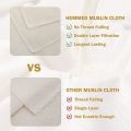 6 Pack Cheeseclothes, Unbleached Pure Cotton Muslin Clothes Soft Square Cheese Clothes for Cooking, Straining, Baking. 