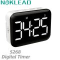 NOKLEAD Digital Screen Kitchen Timer Display Digital Timer Square Cooking Count Up Countdown Alarm Clock Sleep Stopwatch Clock. 