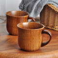 Sustainable Wooden Cup Rustic Style Handmade Eco-Friendly Drinking Cup Artisan Crafted Natural Wood Tea Cup for Home Home Kitchen Travel Accessory Gift Item Teaware Collection Drinkware Enthusiasts. 
