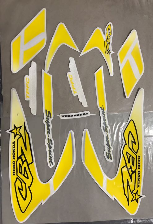 Cbz Sticker Modification CBZ HERO HONDA MOTORCYCLE FULL KIT STICKERS(Y) | Daraz.lk