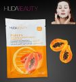Huda Beauty Papaya Anti-Aging Moisturizing Essence Mask 10pcs (SHEET MASK). 