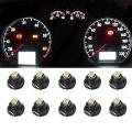 10Pcs T4.2 12V LED Bulb Car Instrument Dashboard Meter Panel Lights Lamps. 