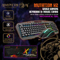 Imperion X2 Mark II Gaming Mouse, Keyboard with RGB Backlight Keys and Mouse Pad Combo. 