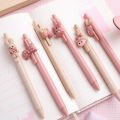 1/5/10Pcs 0.5Mm Cute Girl Press Neutral Pen Girl Press Water Pen Student Learning Supplies Exam Signature Pen Children's Stationery. 