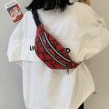 Waist Bag Female Belt New Brand Fashion Waterproof Chest Handbag Uni Fanny Pack Ladies Waist Pack Belly Bags Purse Belt Bag Style1-white. 