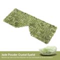 Facial Care Jade Eye Mask Beauty Cooling Cold SPA Massager Face Skincare Massage Tool Anti Aging Stone Beads Sleeping Therapy. 