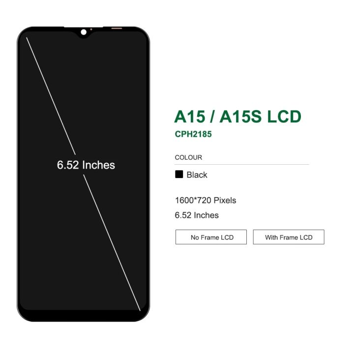 LCD%20With%20Frame%20For%20OPPO%20A15%20A15S%20A16K%20CPH2185%20CPH2179%20Display%20Touch%20Screen%20Digitizer%20Assembly%20Replacement%20Parts%20CPH2349%20-%20Image%203
