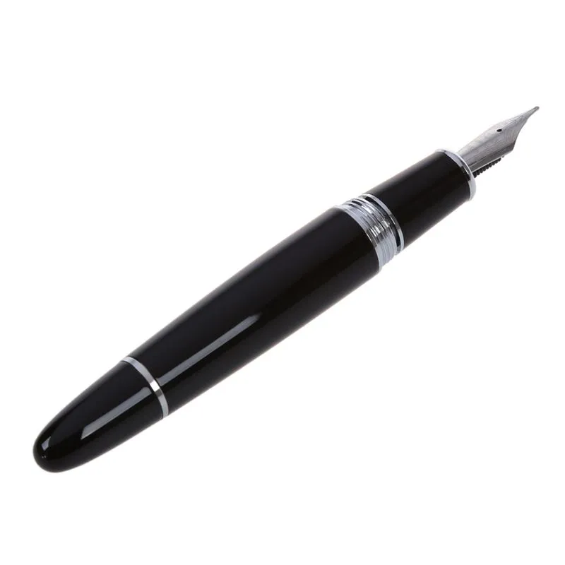 Jinhao 159 Black And M Nib Fountain Pen Thick For Gifts