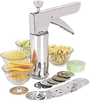 Murukku%20Making%20Machine%20Stainless%20Steel%20Kitchen%20Press%20with%2015%20Different%20Types%20of%20Jalies,%20Murukku%20Maker/Bhujiya%20Maker/Cookies/Namkeen/Noodles/Chakali%20Maker/Sev%20Maker/Farsan%20Maker/Gathiya%20Maker%20-%20Image%203