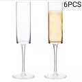 6pcs Champagne Glass Clear 173ml. 