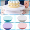 Cake Decorating Tools Baking Tool Cake Turntables Rotating Anti-skid Round Cake Stand Rotary Table Baking Kitchen Tools Cake Icing Turntable/Rotating Stand. 