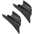 Motorcycle Winglet Aerodynamic Wing Kit Spoiler Motorcycle Wind Flow Fixing Wing for S1000RR V4 -10R R1,Bright Black. 
