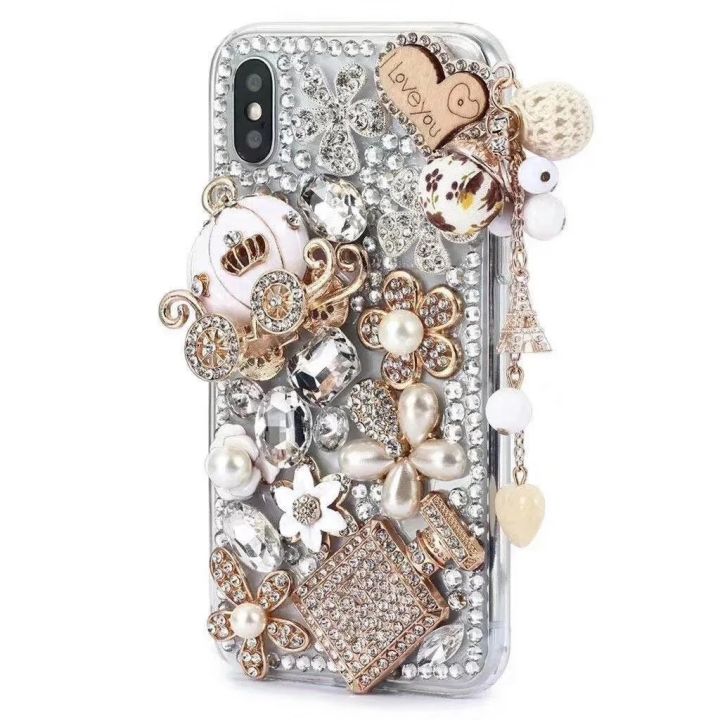 New specials Handmade Case Bling Rhinestone Diamond Crystal Mobile Phone Decorative Case For iPhone 14 13 12 11 Pro Max Cover 8 7 Plus X XS