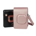 Compact camera bag compatible with Fuji Instax Mini LiPlay. 