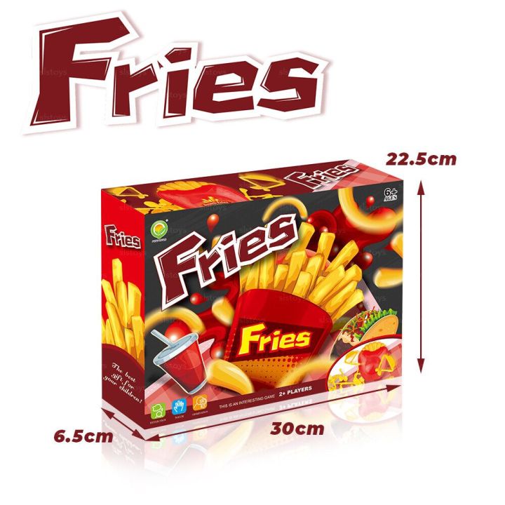 French Fries Pop-Up Game – Fun Family & Kids Game | 20 Fries + Holder ...