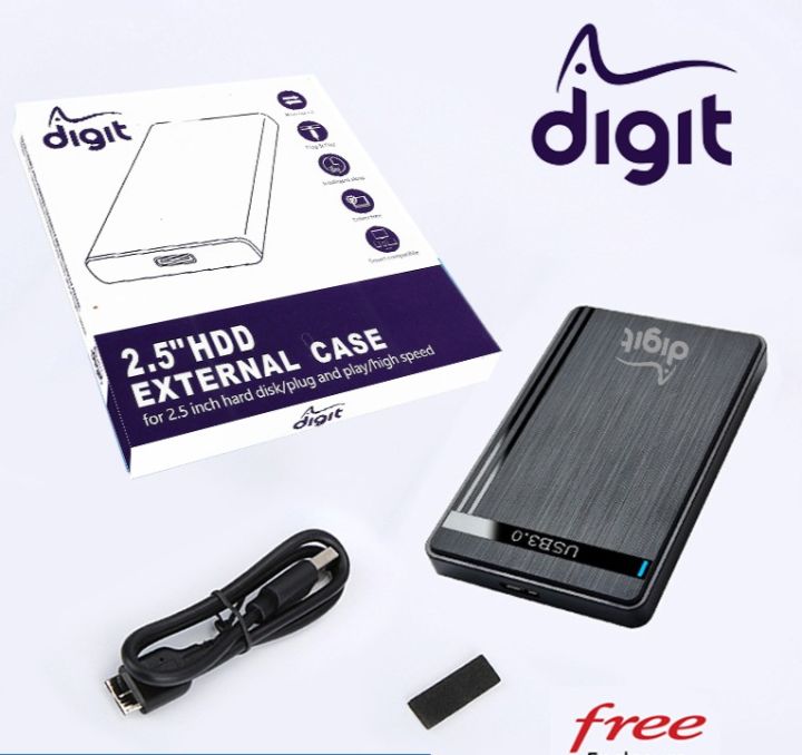 USB3.0 Hard Disk Drive HDD Enclosure 2.5" Box caddy External 2.5 inch SATA HDD case