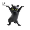 Cat Shape Toy Mini Funny Cartoon Cat Statue Ornament Adorable Dancing Cat Figure Decoration Southeast Asian Buyers' Favorite. 