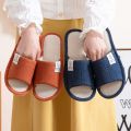 Buy One Get One Free Linen Slippers for Women Spring and Autumn Home Indoor Cotton and Linen Home Floor Home Deodorant Living Room Men's Slippers. 