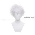 Anime JJK Gojo Satoru Cosplay Costume Tops Pants Eye Patch Gojo Satoru Wig Halloween Party Men Uniform Cosplay Suit. 