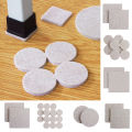 Self Adhesive Felt Chair Leg Pads Floor Protectors Furniture Legs Table leg Covers Round Bottom Anti-Slip Pads. 