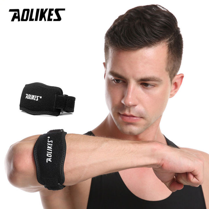 【LATS  Store】AOLIKES 1PCS Basketball Tennis Golf Support Golfer's Strap Elbow Lateral Pain Syndrome Epicondylitis Brace