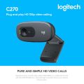 Logitech C270 webcam laptop desktop web camera. 