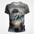 Peaky Blinders Street Style Man Tshirt Tommy Shelby Printed Oversized T Shirt For Men Summer Short Sleeve Loose Male T-shirt 4XL. 