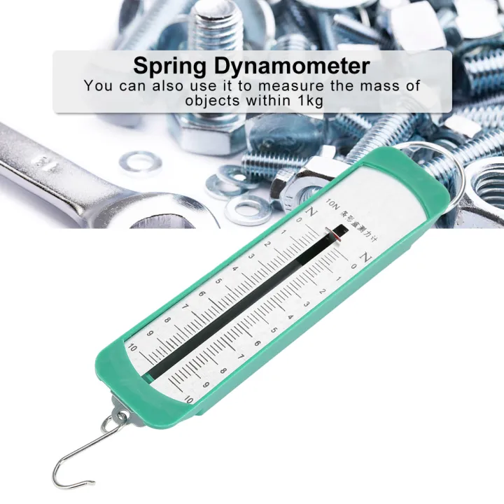 10N Newton Meter Spring Dynamometer Bar Physics Mechanical Experiment Instrument