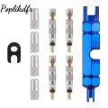 Poplikdfr Bike Valve Core Tool Set Bicycle Tyre Parts Bike Tire Valves Repair Kit Bicycle Tire Accessories For Cycling MTB Road Bike. 