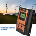 Solar Charge Controller 12V 24V Solar Battery Regulator Dual USB Port LCD Display. 