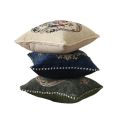 door stopper rubber Folk-Custom Flowers Cushion Cover 45x45cm Embroidery Jacquard Decorations for Home Edging Pillow Cases Decora Cushions for Bed. 