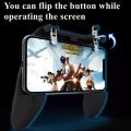 All-in-One Mobile Game Controller Free Fire PUGB Mobile Joystick Gamepad Metal L1 R1 Button for Android and  iPhone 6 7 8 plus. 