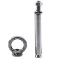 Eye Bolt-2 x Shield Anchor Eye Bolt-Silver. 