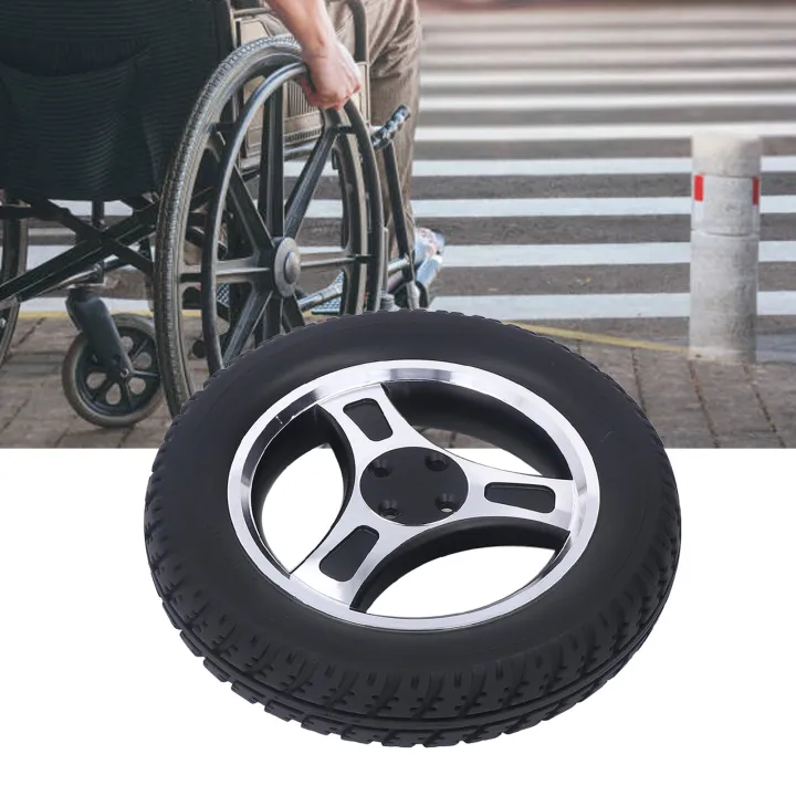 Walker%20Wheel,%204%20Holes%20Wheelchair%20Wheel%20250mm%20Alloy%20Steel%20Hub%20for%20Carts%20-%20Image%205