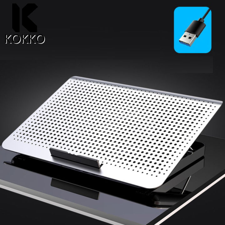 KOKKO A18 Laptop Cooling Pad 7 Height Adjustable Powerful Silent Cooler